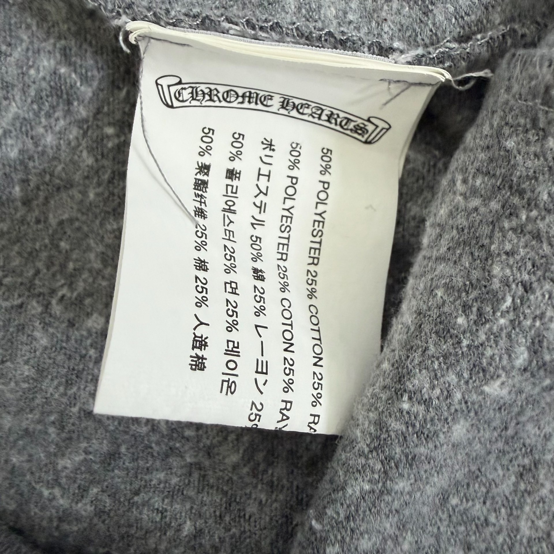 Chrome Hearts Mattyboy Gray Sweatpants — back