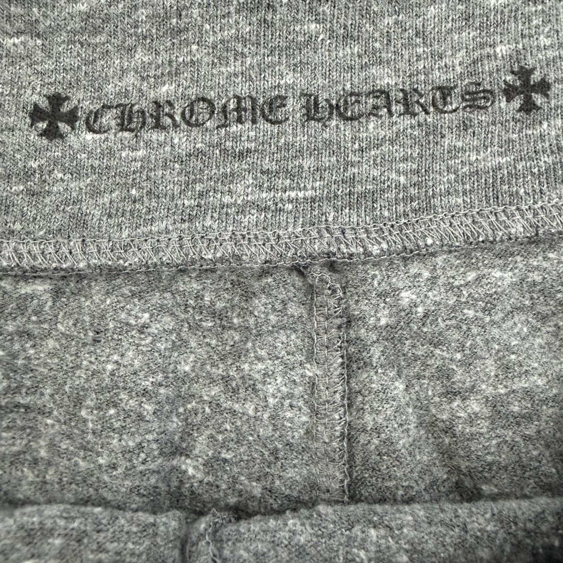 Chrome Hearts Mattyboy Gray Sweatpants — detail