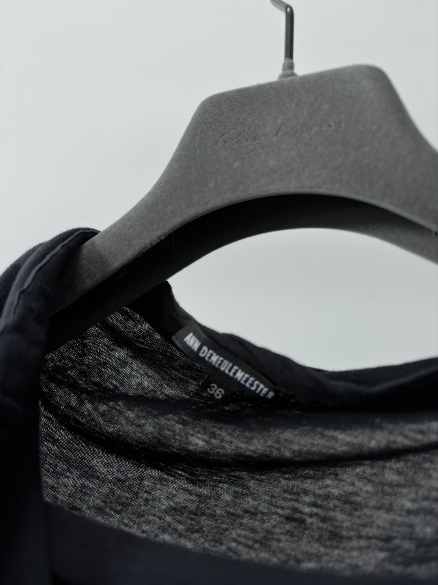 Ann Demeulemeester Twisted Top — back