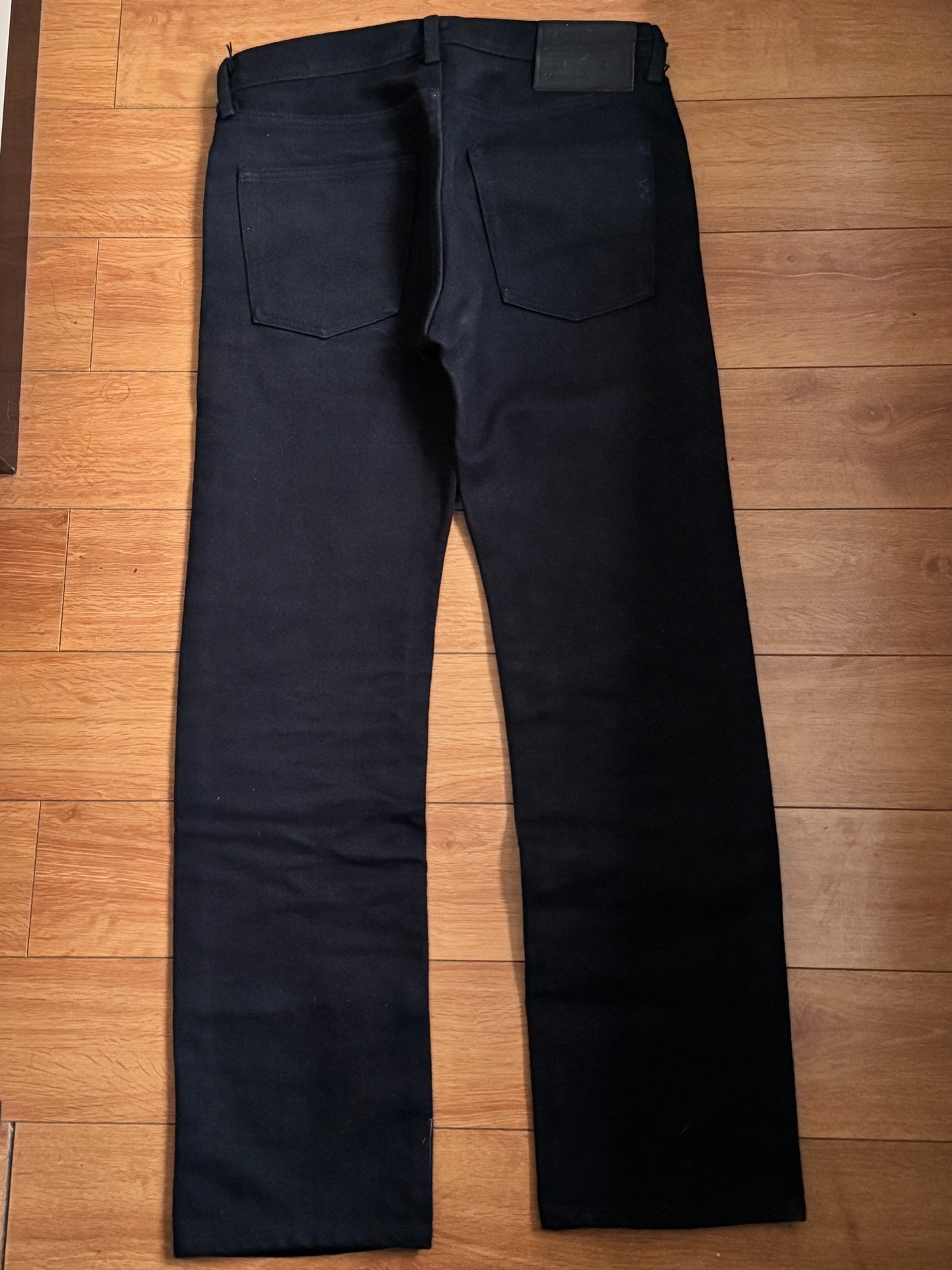 Iron Heart 9666z 21oz Black Jeans — front