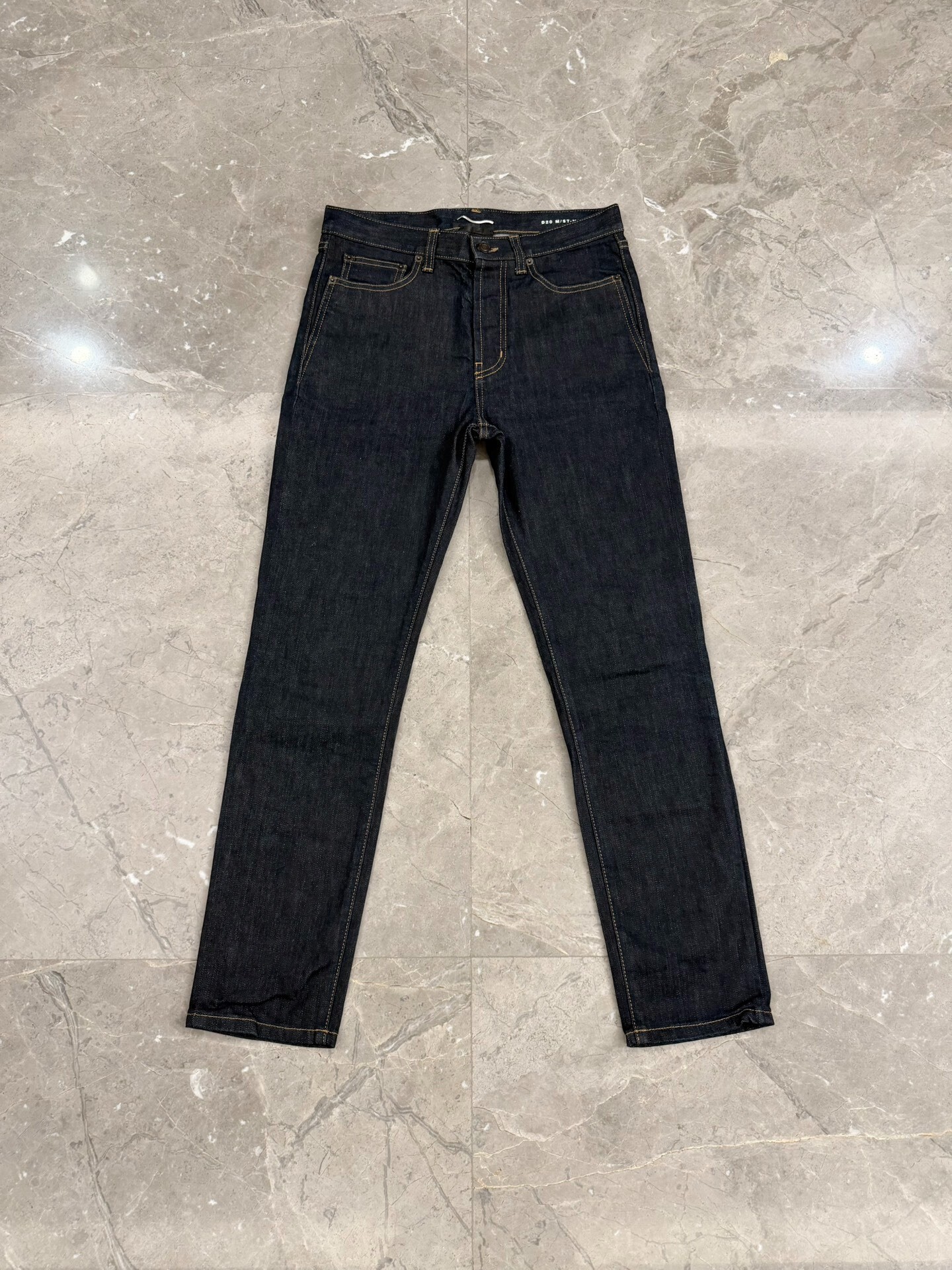 Saint Laurent Blue Straight-Leg Jeans