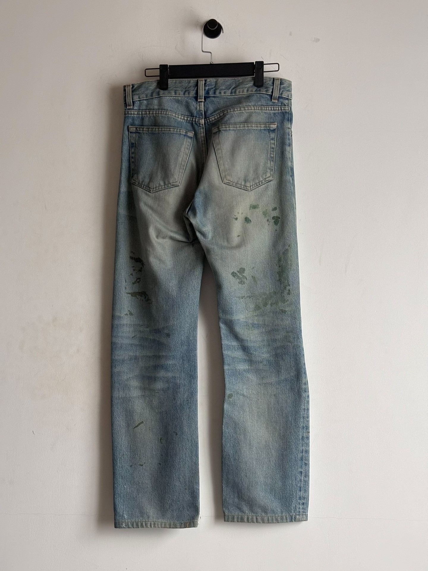 Helmut Lang AW1998 Splatter Jeans — label
