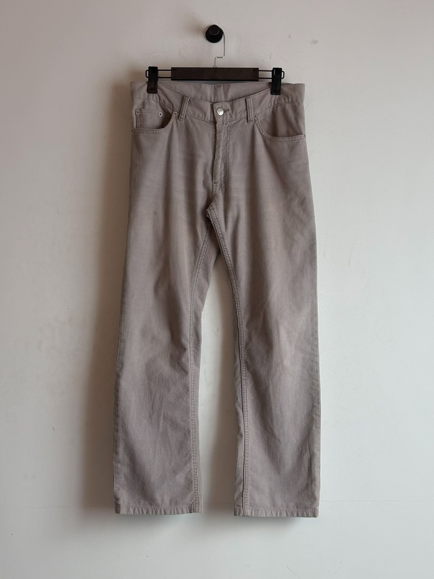 Helmut Lang 90's Gray Corduroy Pants