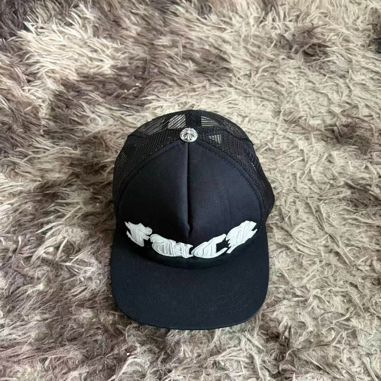 Chrome Hearts FUCK Patch Trucker Cap