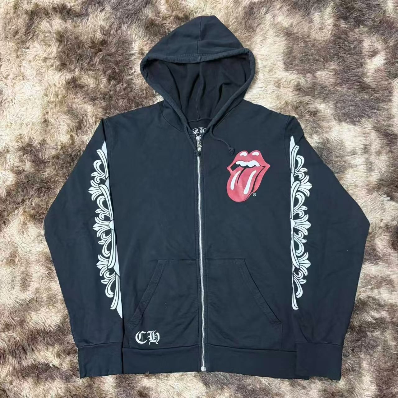 Chrome Hearts x Rolling Stones Zip Hoodie