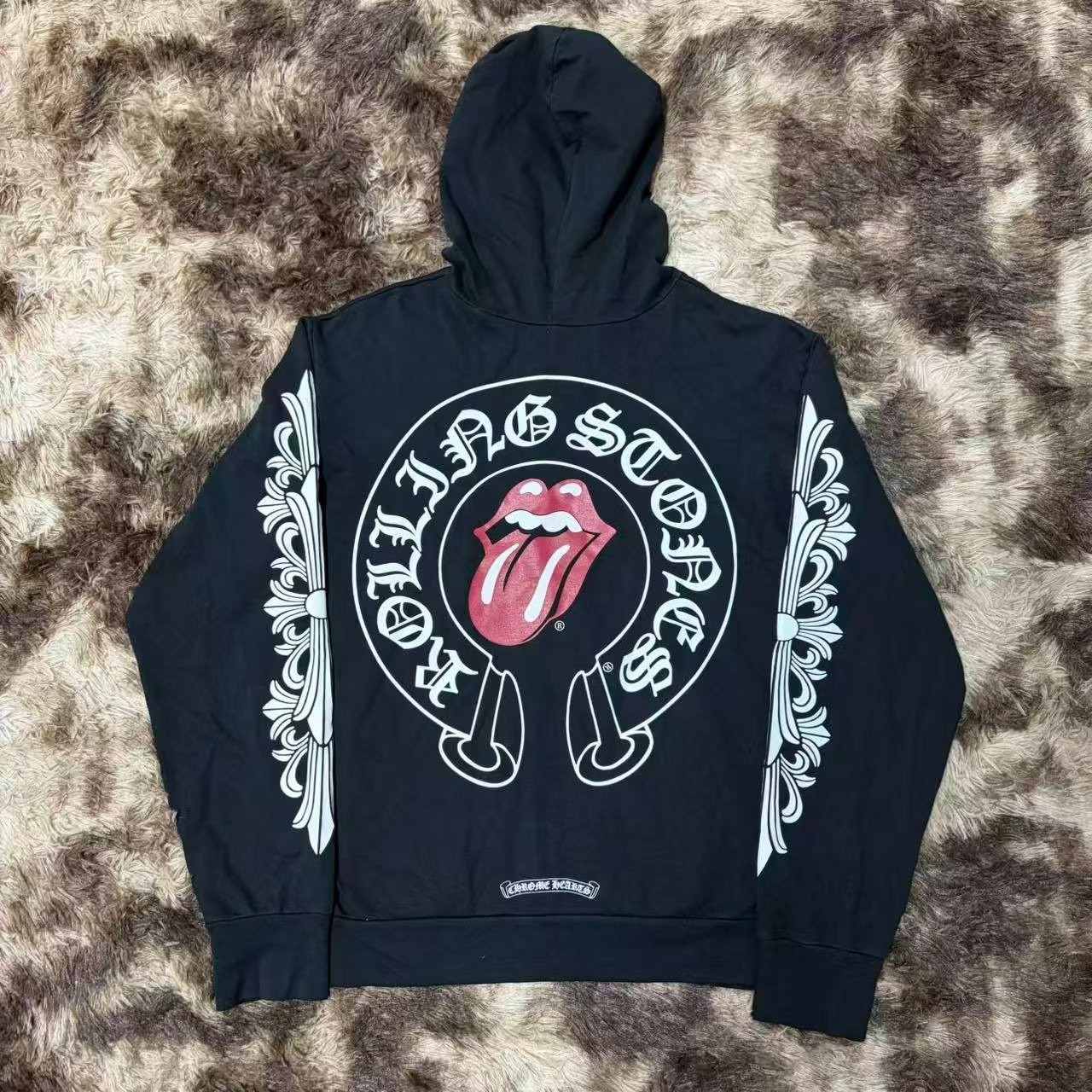 Chrome Hearts x Rolling Stones Zip Hoodie — front