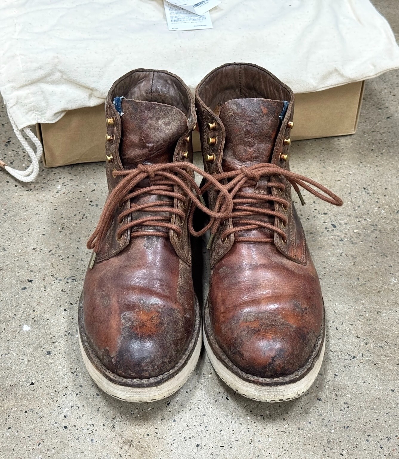 Visvim ICT Virgil Folk Boots — front