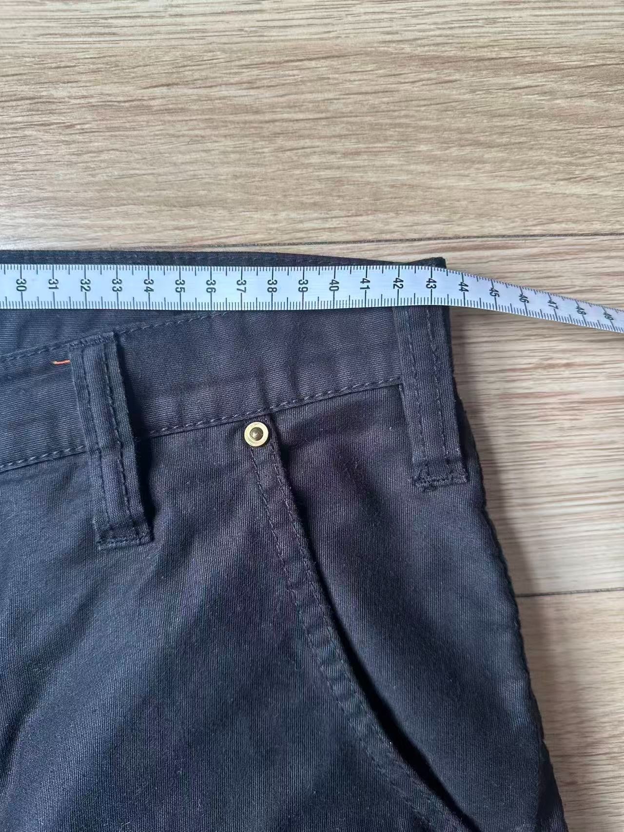 Iron Heart Black Cargo Shorts — back