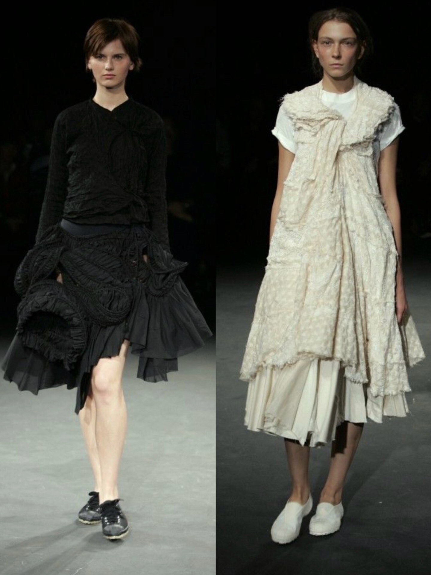 Junya Watanabe 2005 Runway Wrap Top — front