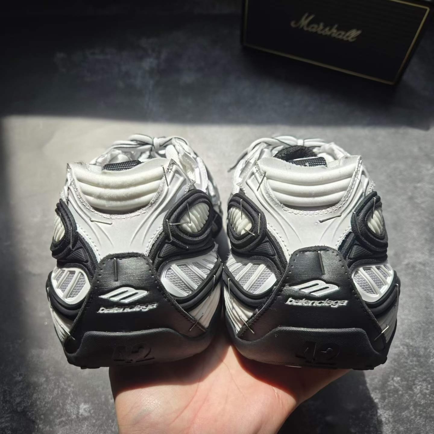 Balenciaga Soleless Stapler 2.0 Sneakers — detail