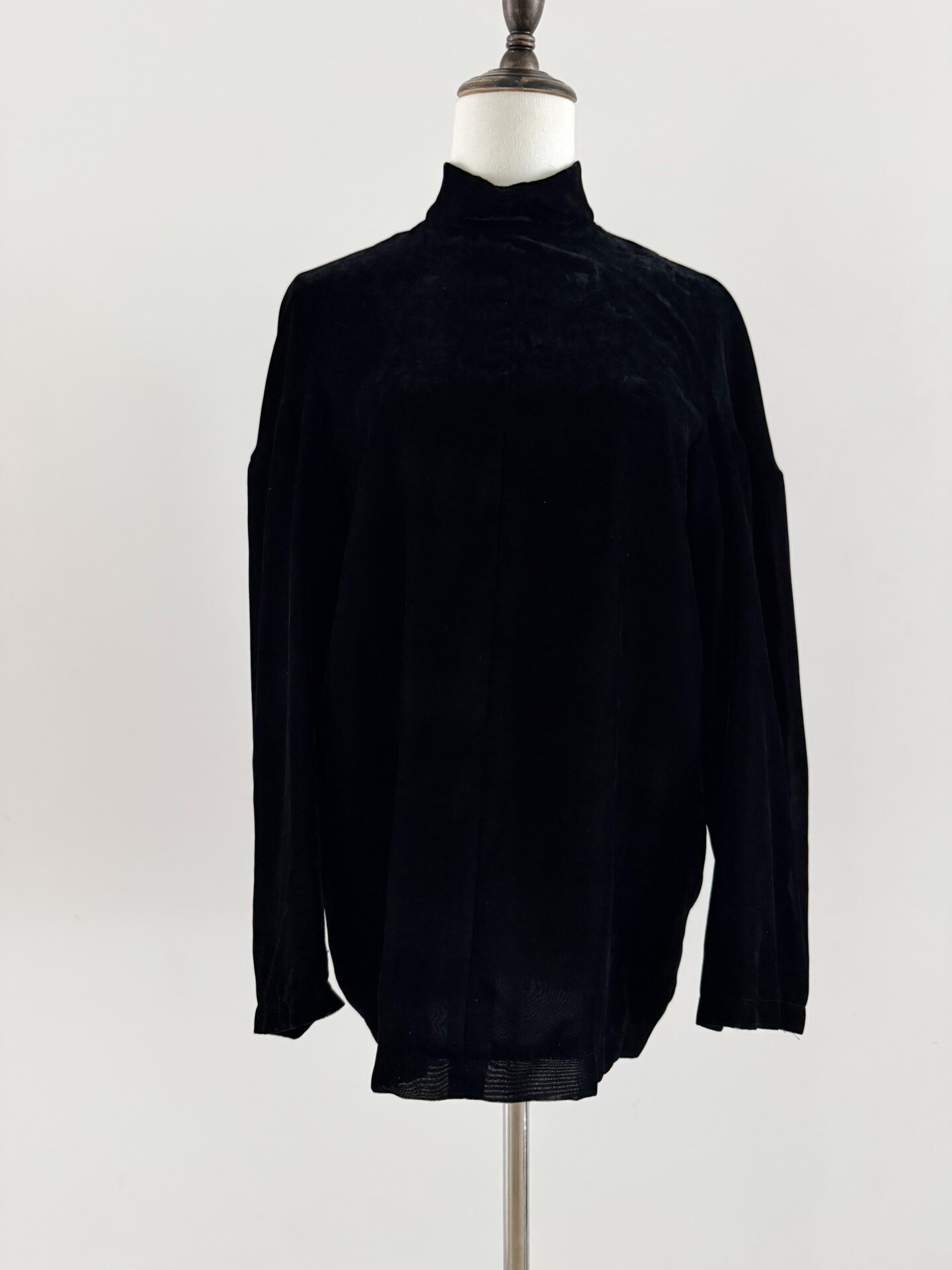 Comme Des Garcons 91SS Black Velvet Top