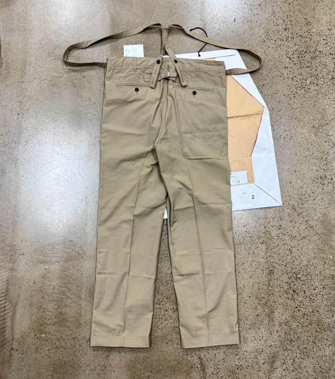 Visvim 20ss Camus Braces Pants — front