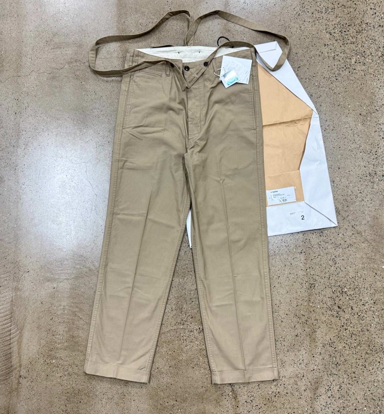 Visvim 20ss Camus Braces Pants