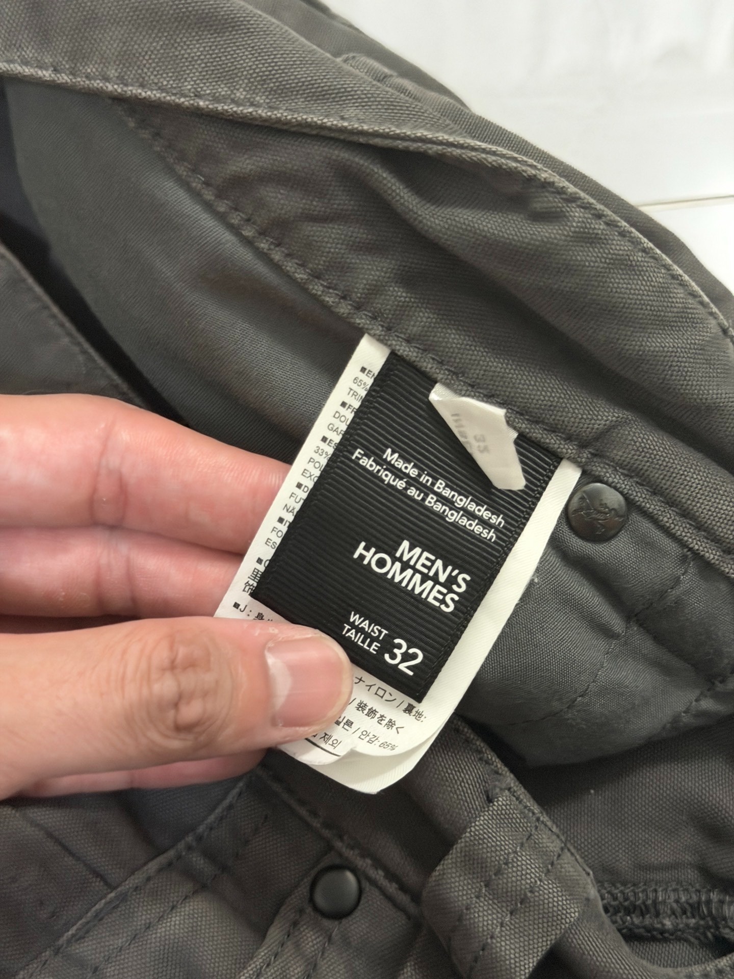 Arcteryx Cronin Outdoor Trousers — label