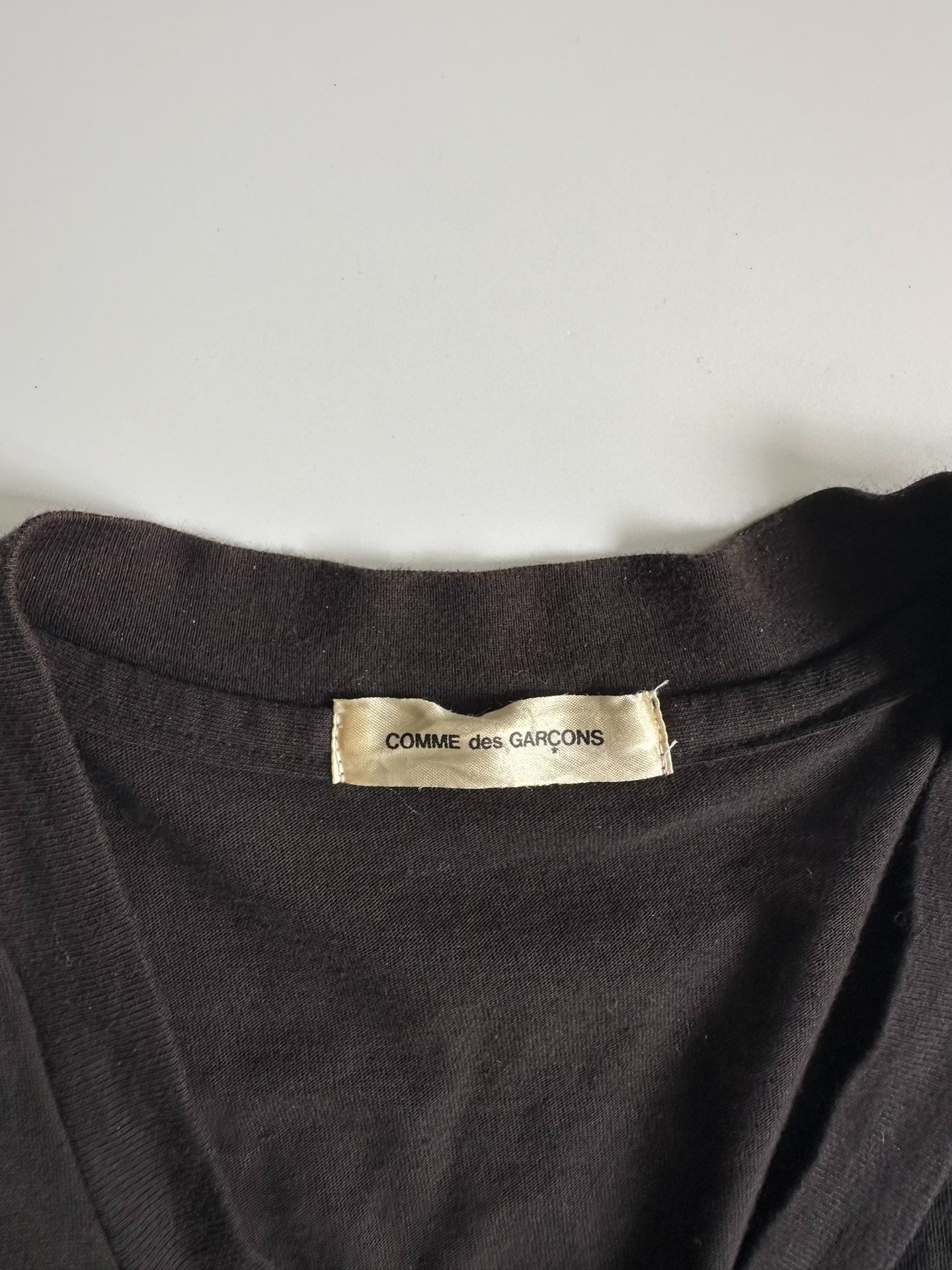 Comme des Garcons 95SS Floral Twist Tee — detail