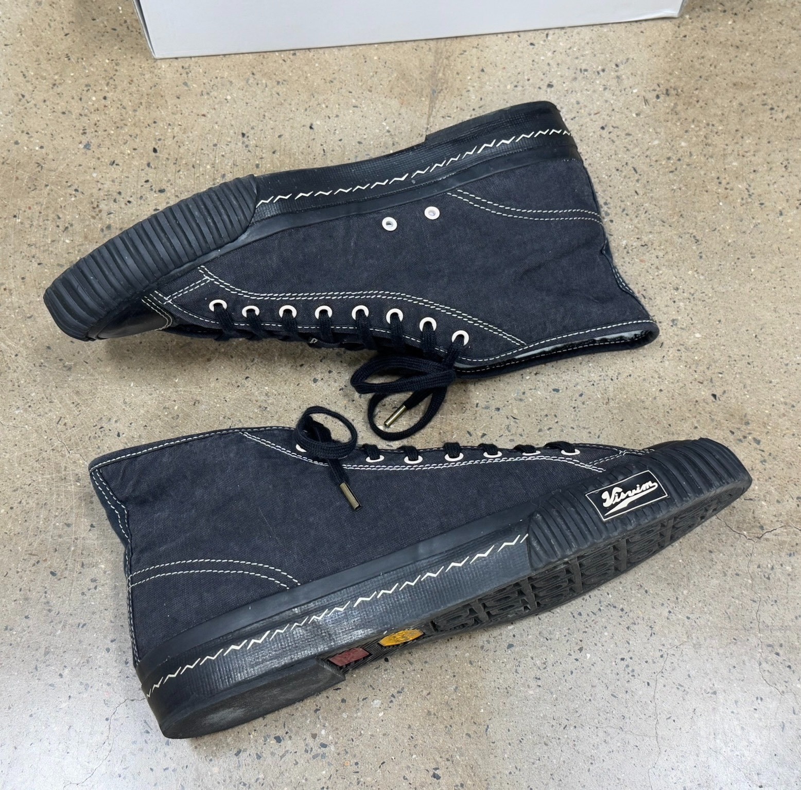 Visvim Kiefer Mid Forage Sneakers — label
