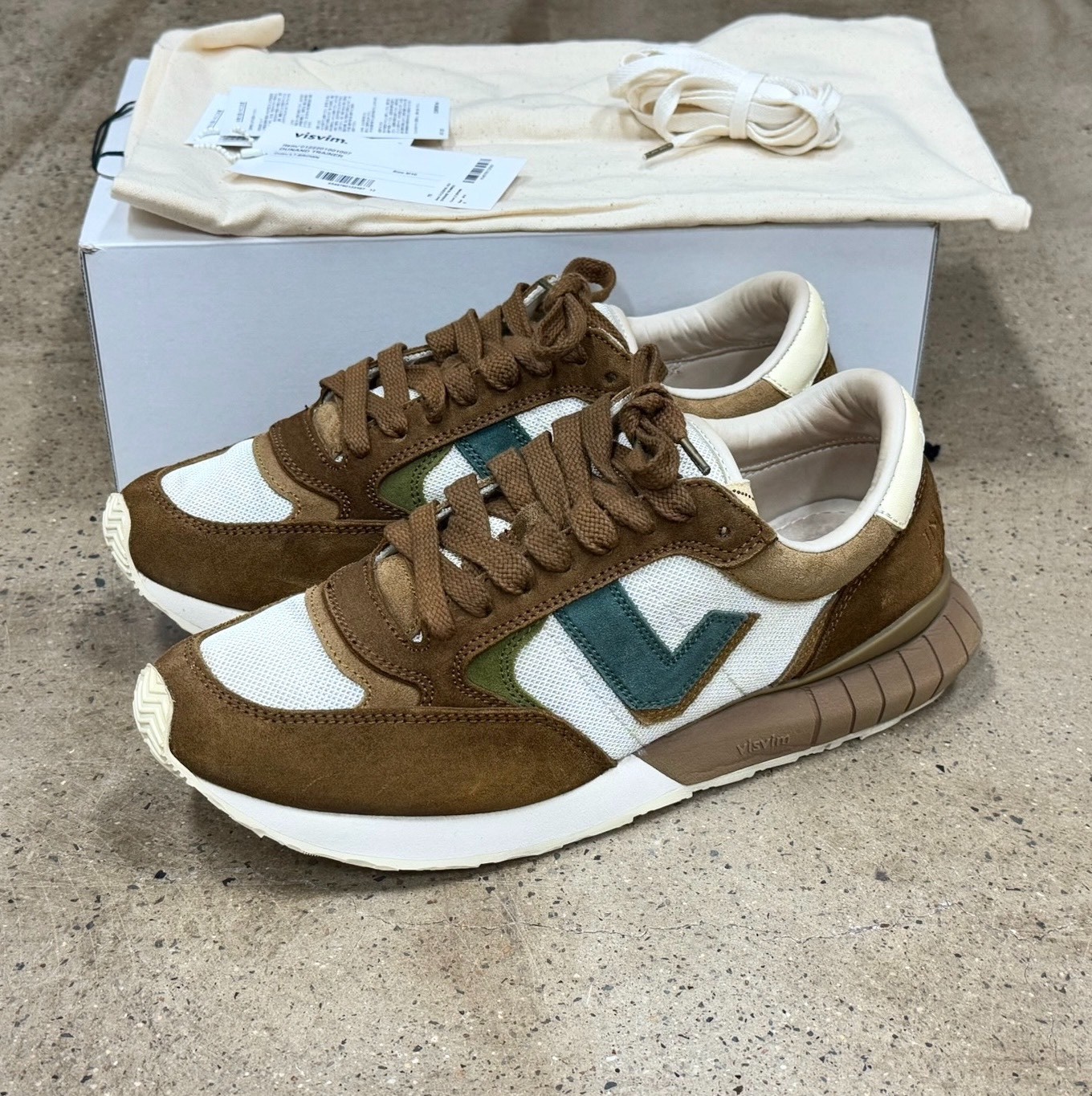 Visvim 22aw Dunand Trainer Sneakers M10