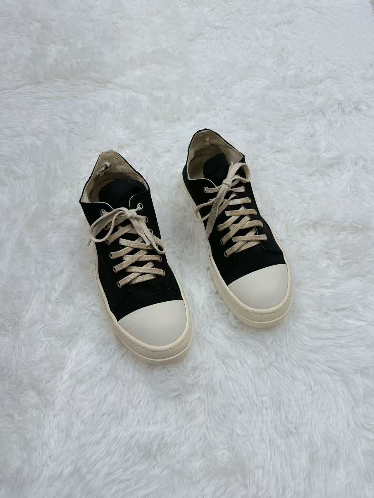 Rick Owens DRKSHDW Low-Top Canvas Shoes — detail