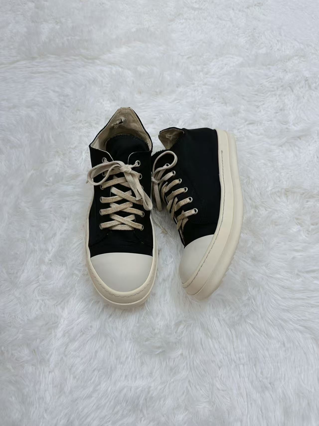 Rick Owens DRKSHDW Low-Top Canvas Shoes