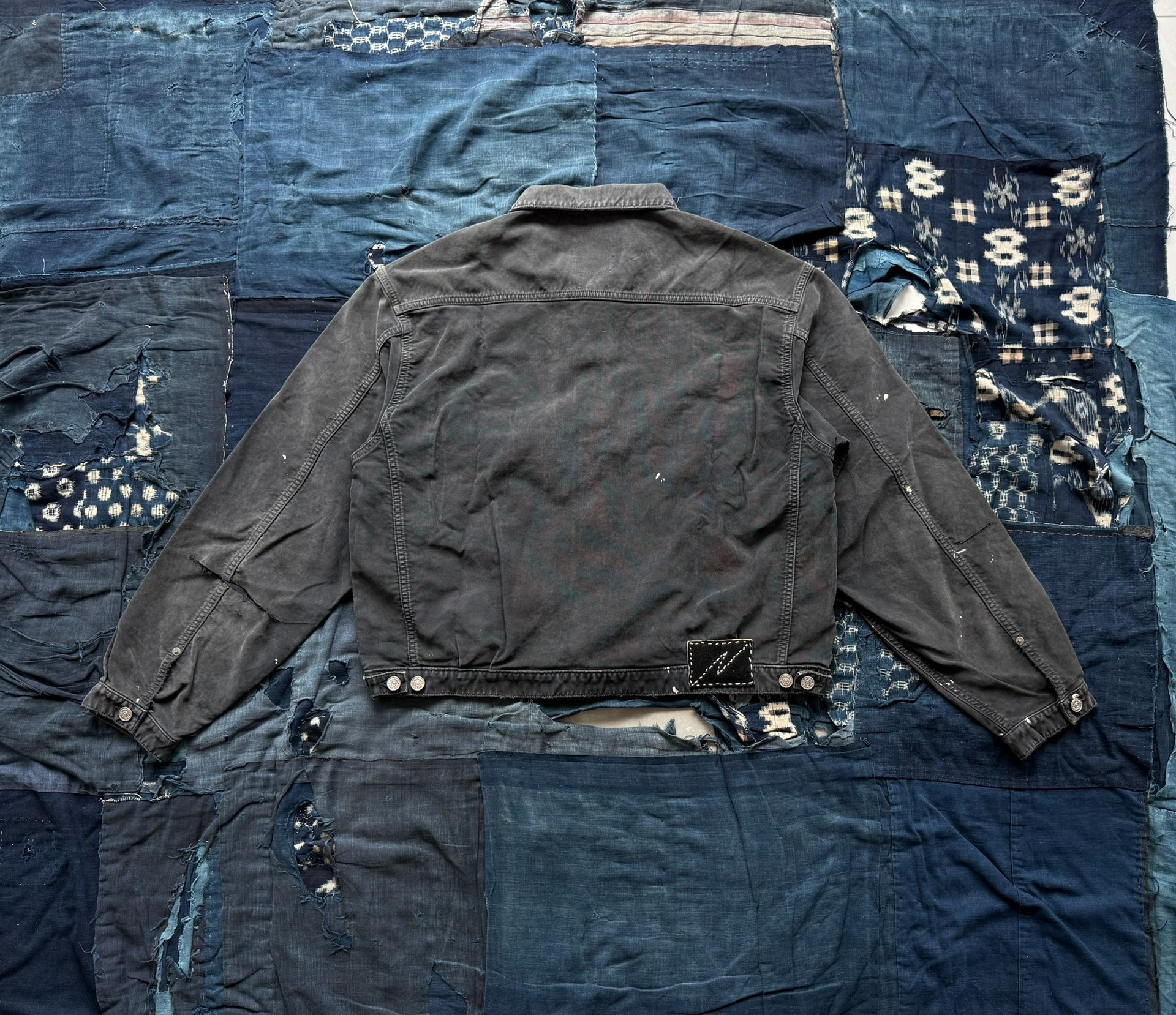 Visvim 26SS ICT 101X Distressed Jacket — detail