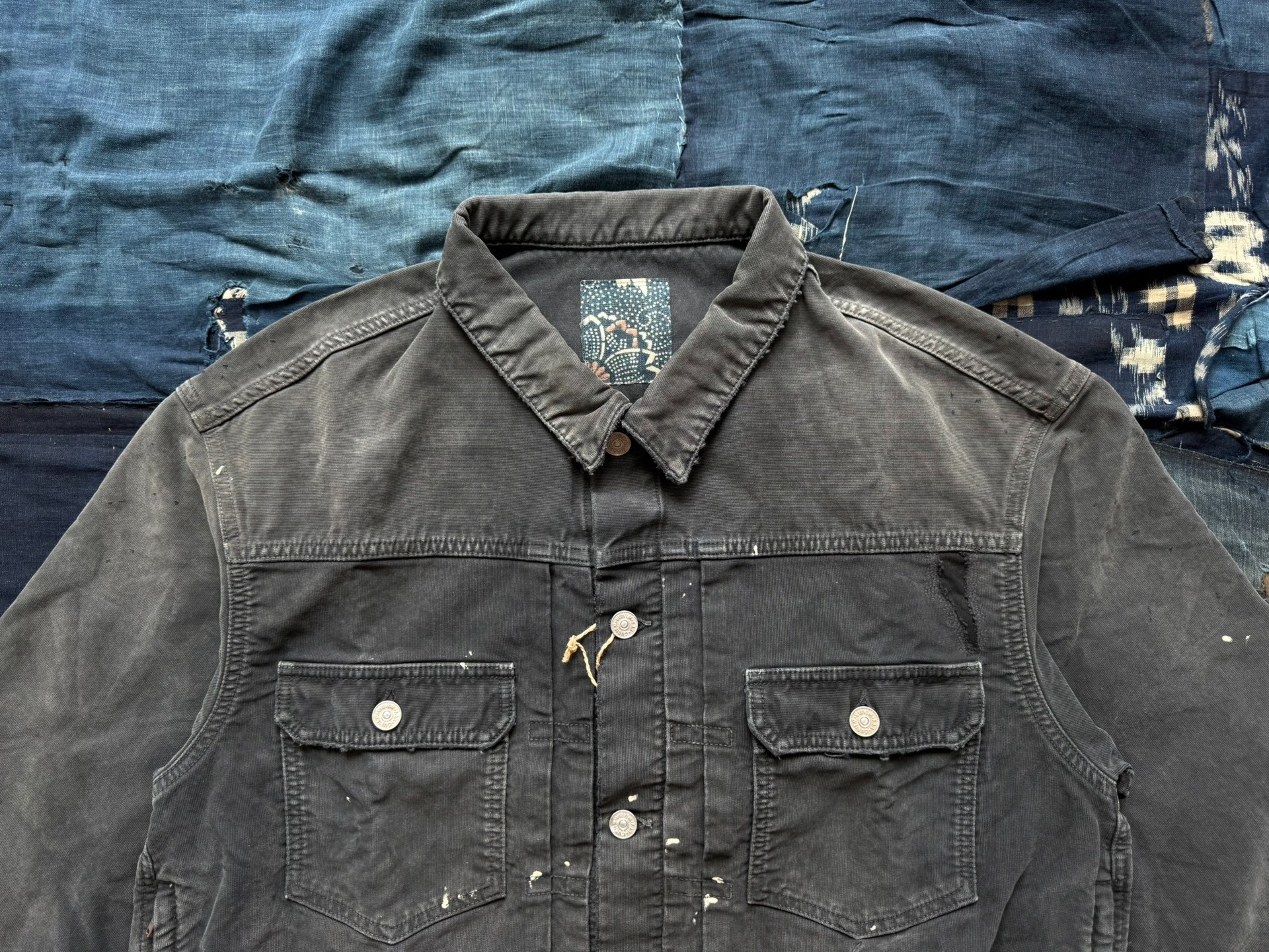 Visvim 26SS ICT 101X Distressed Jacket — back