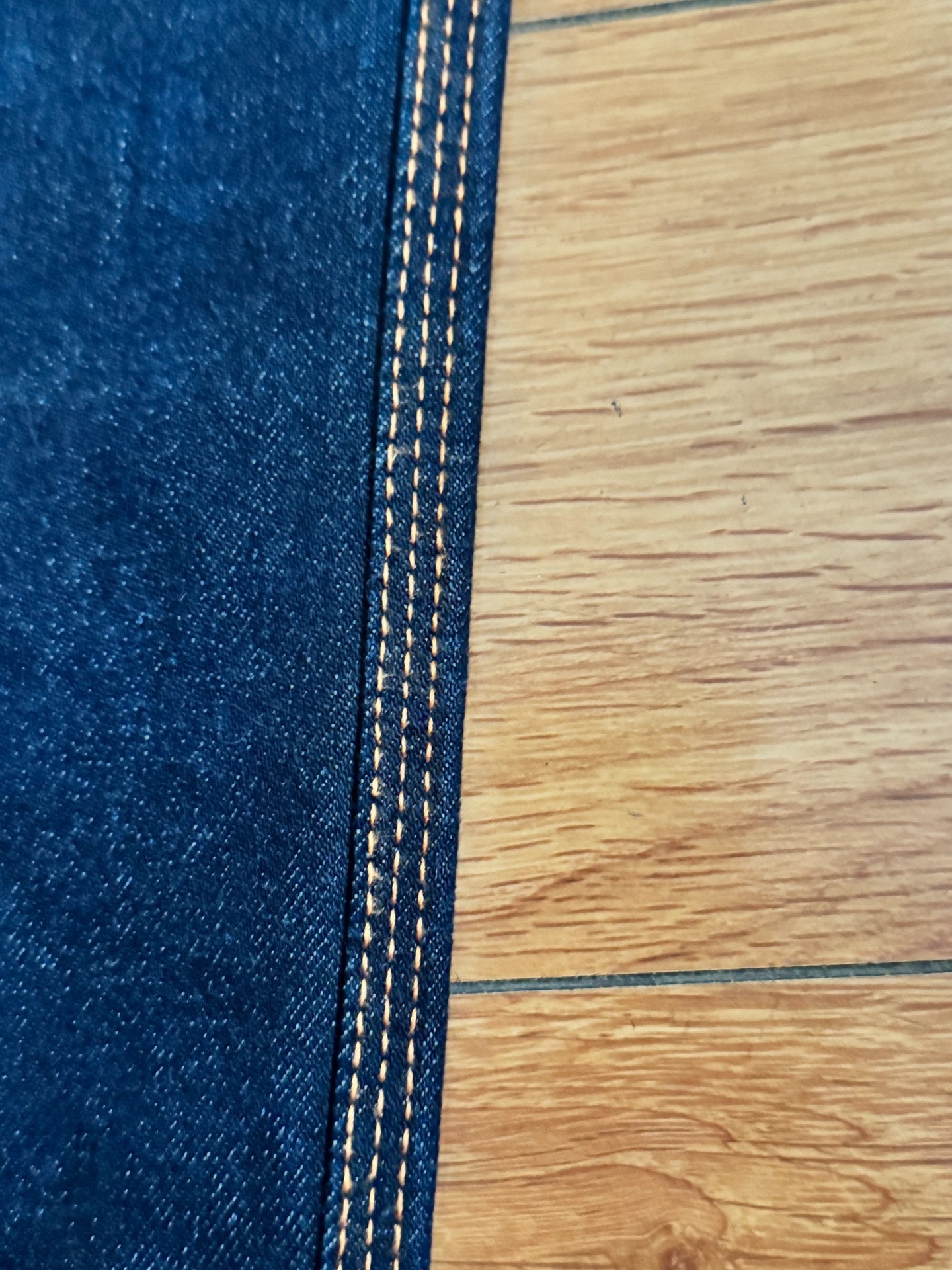 Iron Heart 20oz Double Dyed Jeans — detail