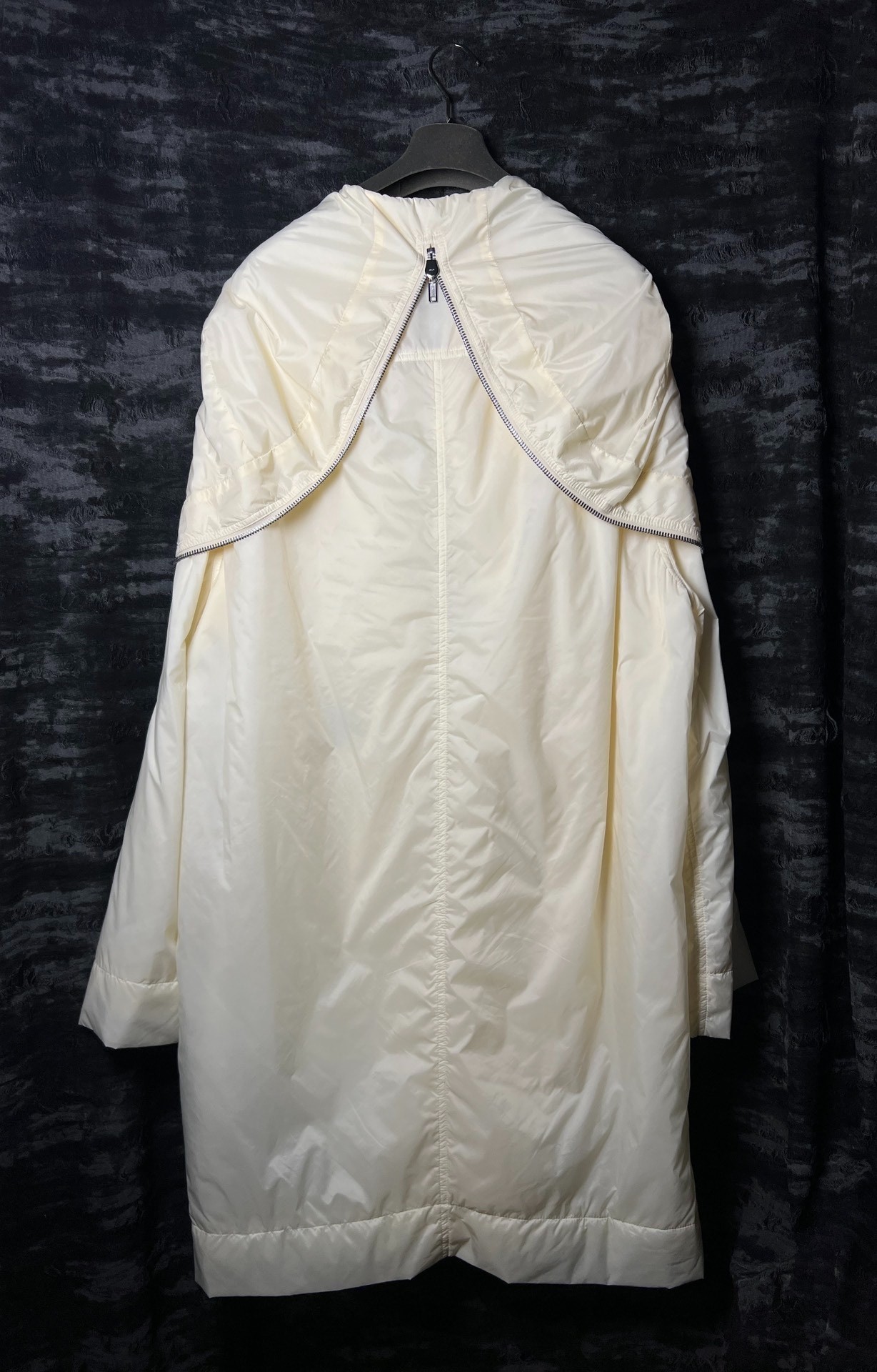 Rick Owens DRKSHDW Cream Bomber Jacket — front