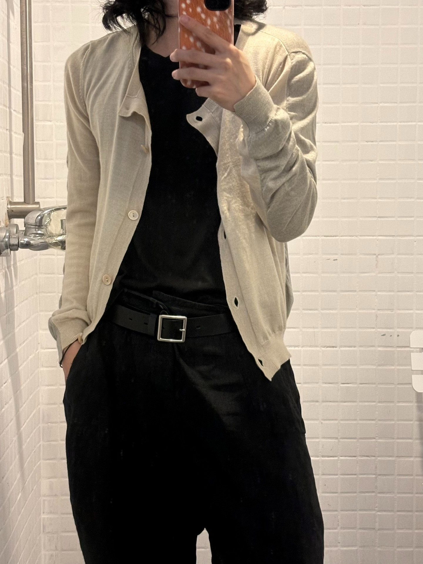 Margiela AW2004 Yin Yang Knit Top — front