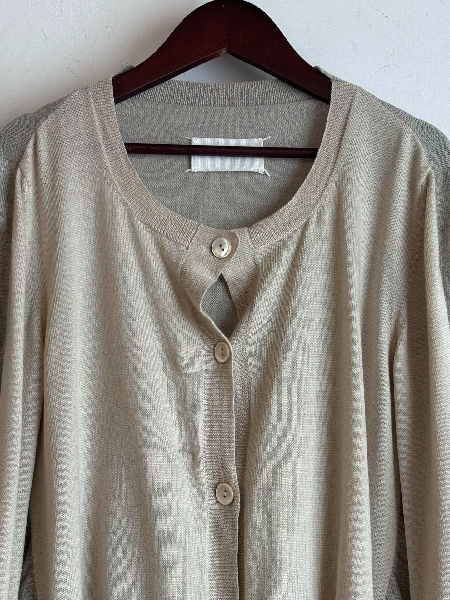 Margiela AW2004 Yin Yang Knit Top — back