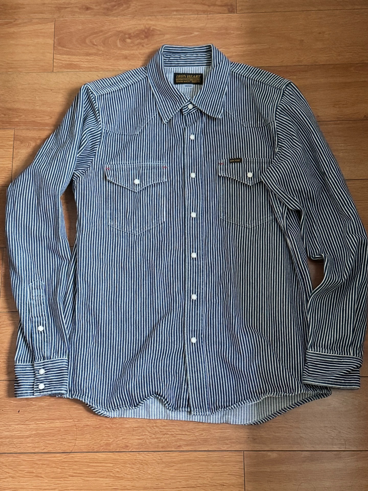 Iron Heart 12oz Western Stripe Shirt