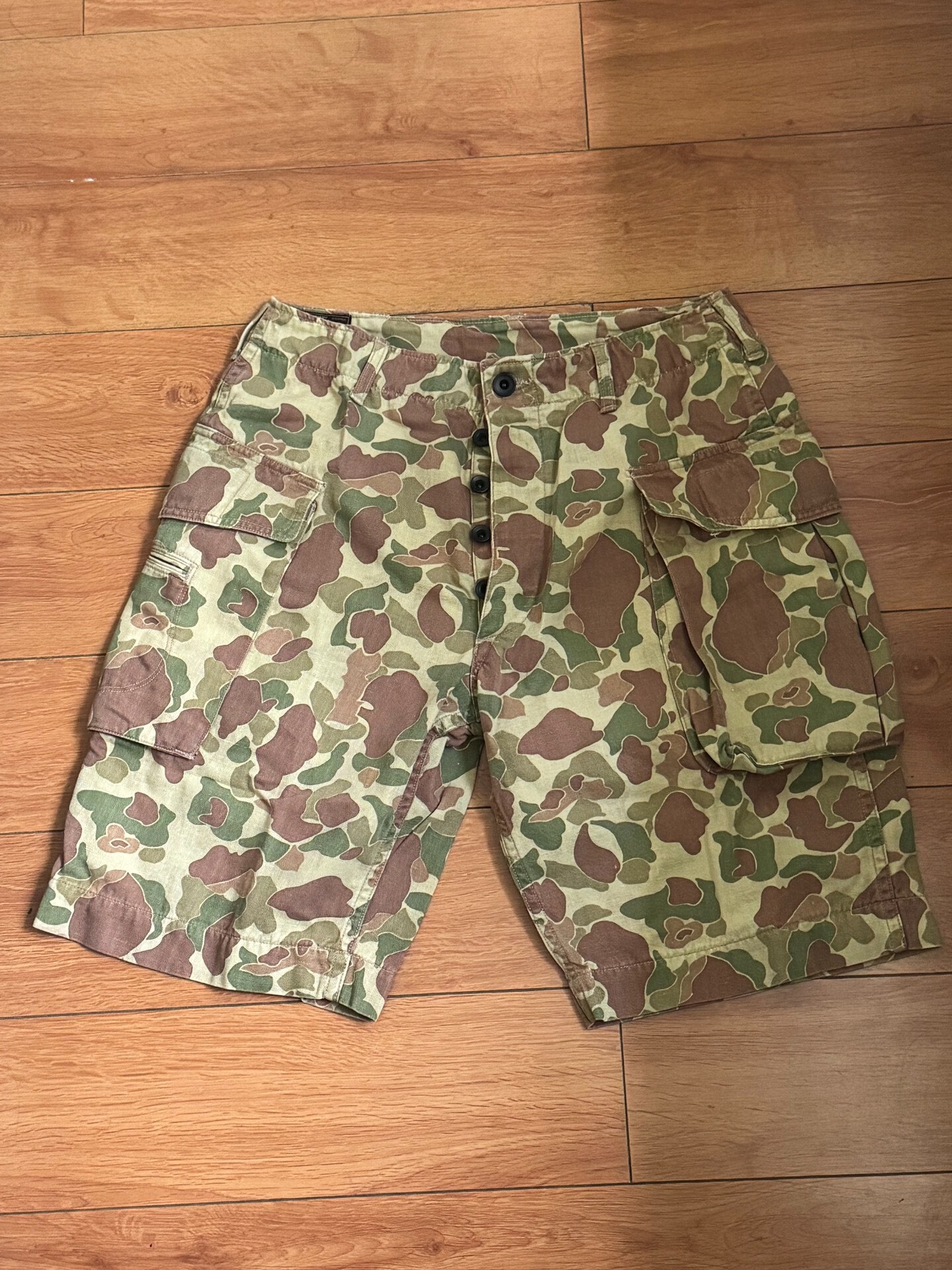 Freewheelers Camouflage Cargo Shorts