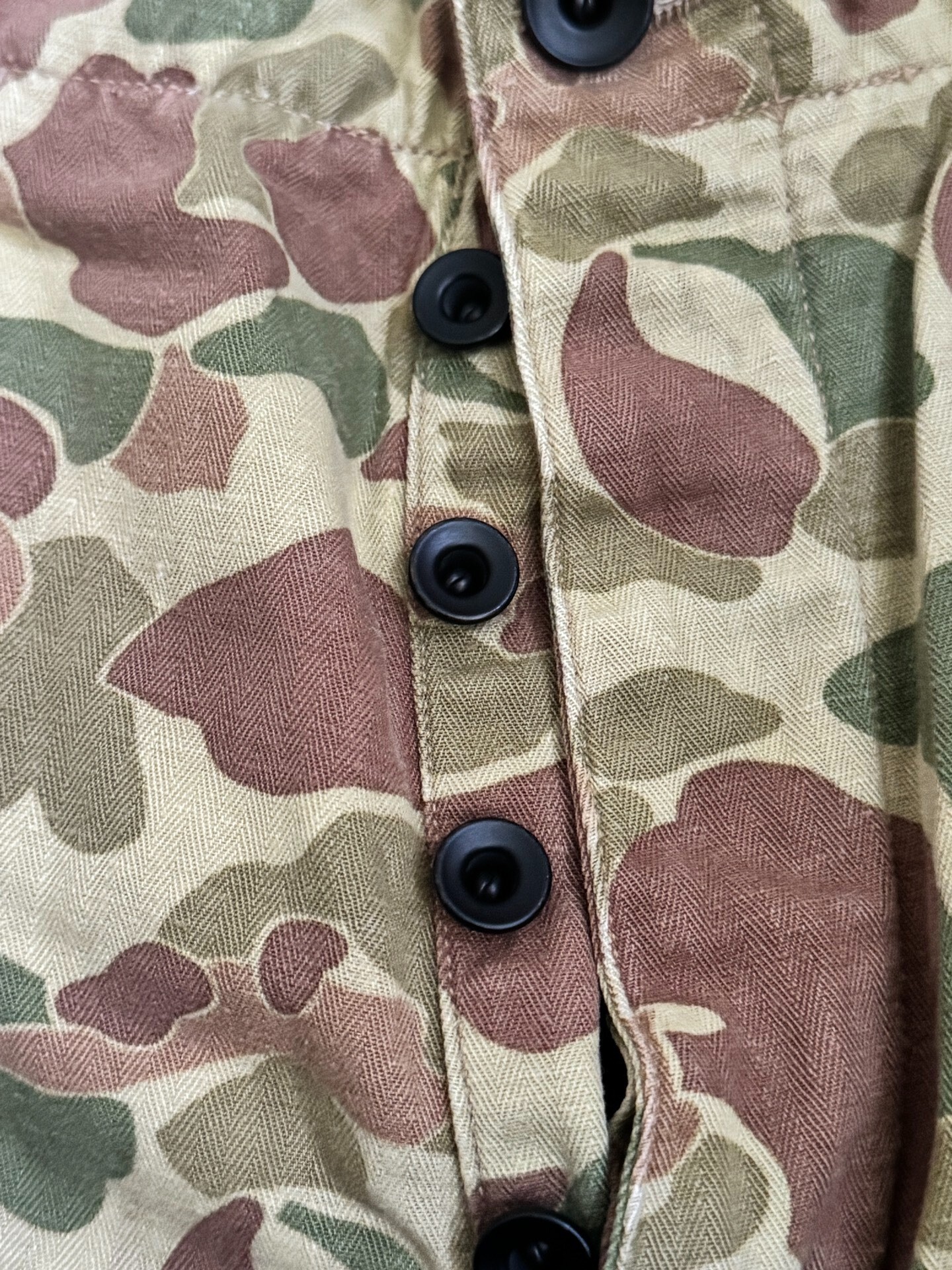 Freewheelers Camouflage Cargo Shorts — front