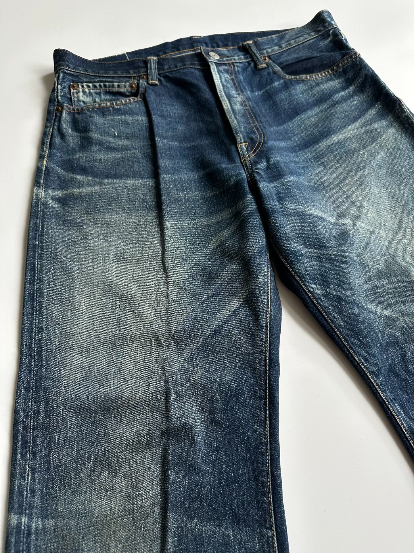Yohji Yamamoto Dark Blue Jeans — detail