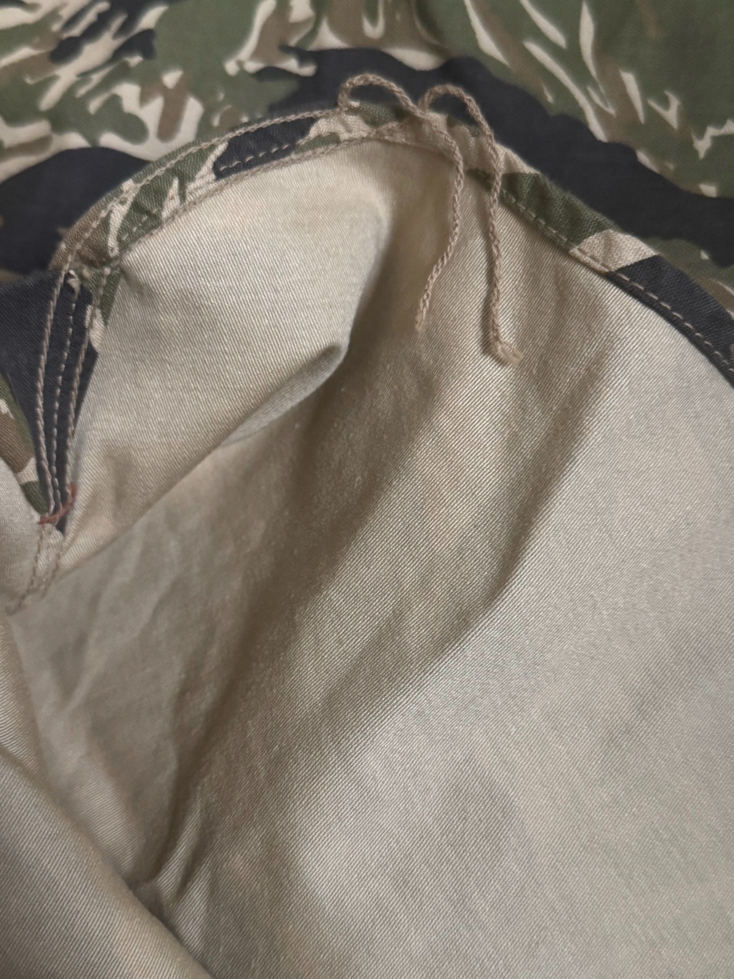 Freewheelers Tiger Stripe Camo Shirt — back