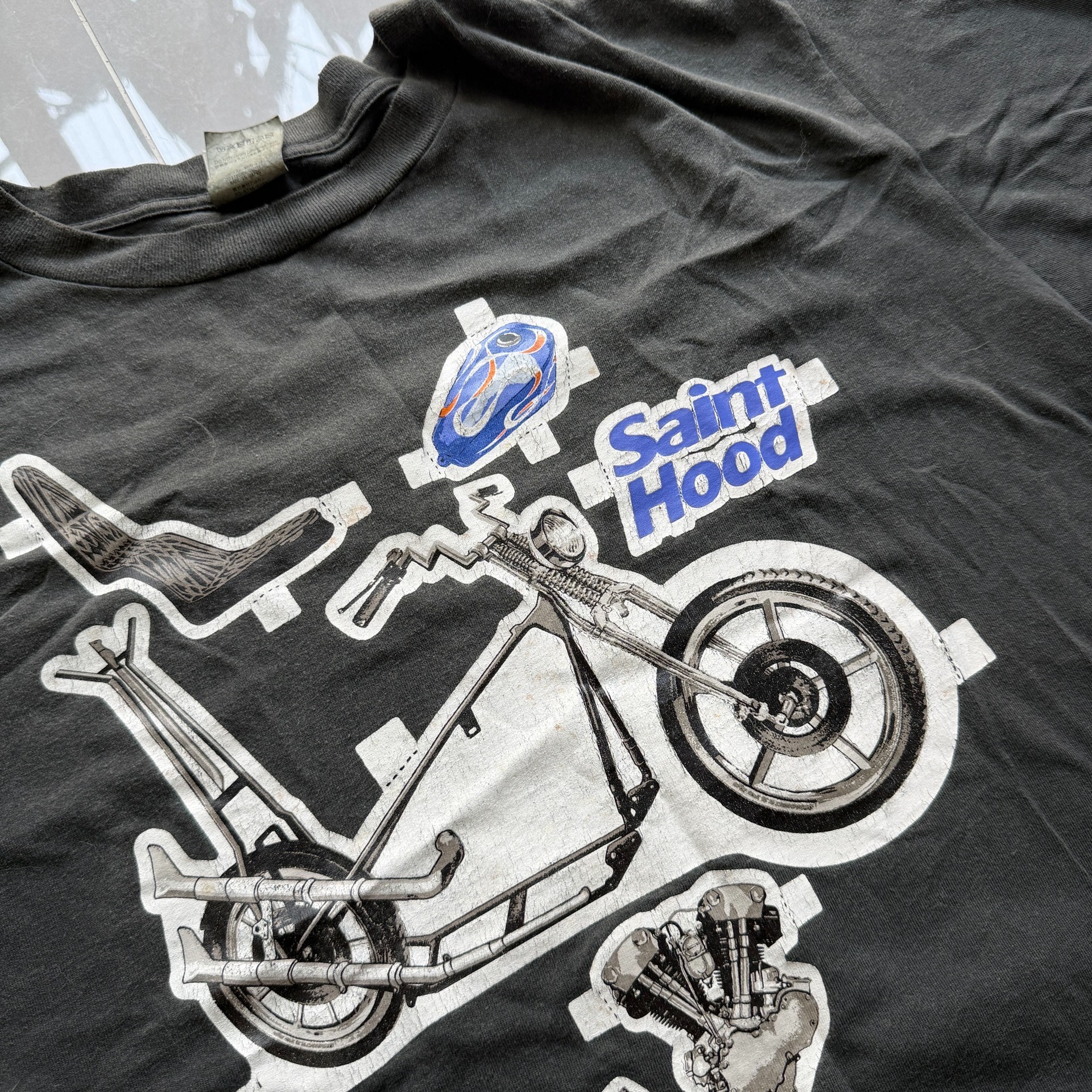 Neighborhood Saint Michael Graphic Tee — detail