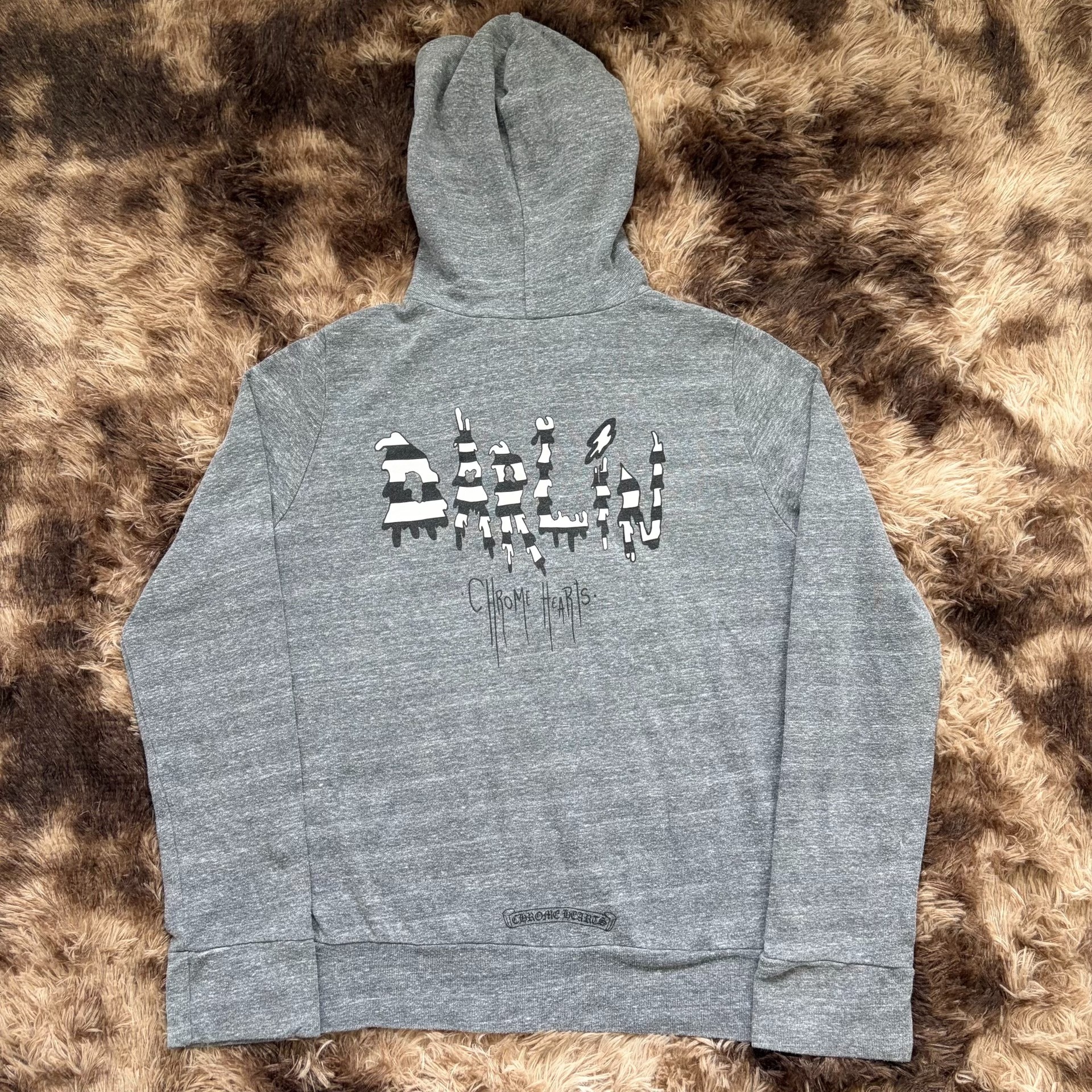 Chrome Hearts Gray DARLIN Hoodie