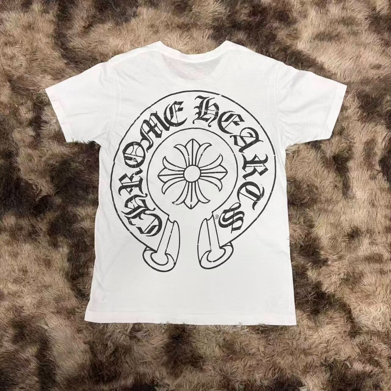 Chrome Hearts Broken Horseshoe T-Shirt — front