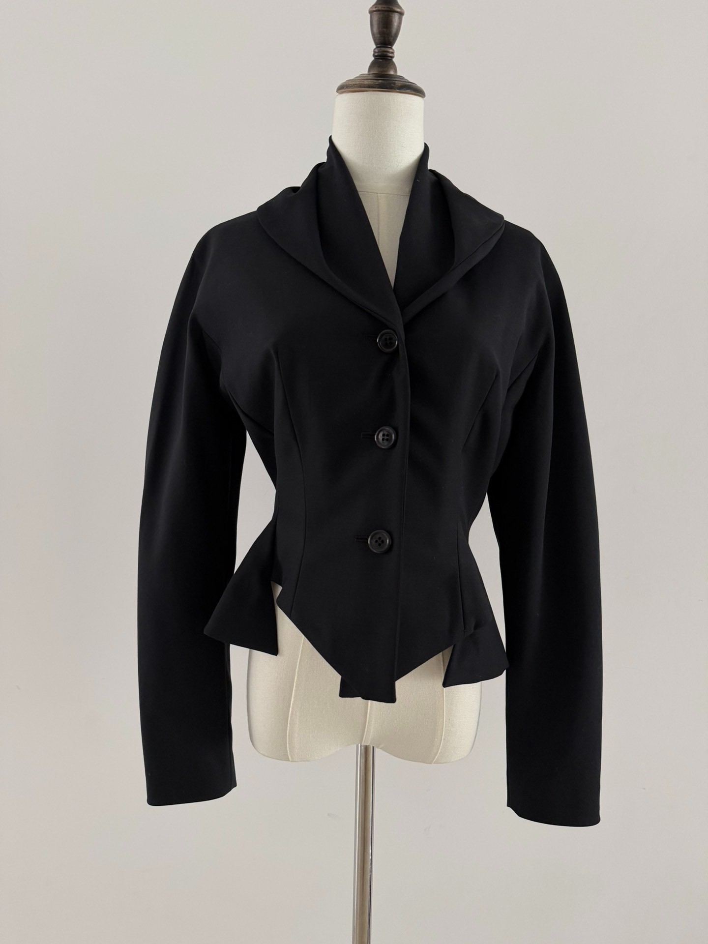 Yohji Yamamoto 80s Deconstructed Jacket — front