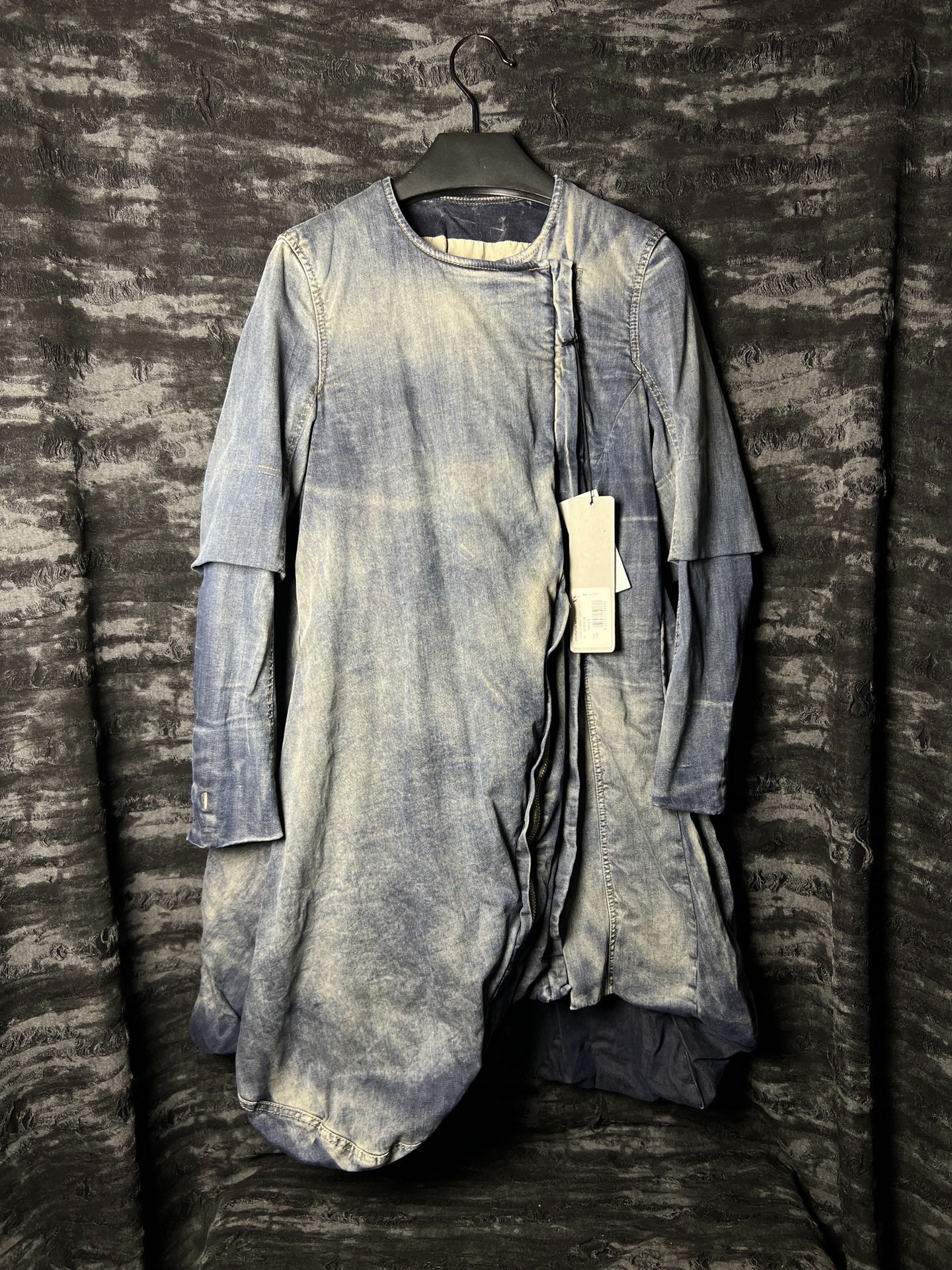 Rick Owens 19ss Mud-Dye Denim Coat
