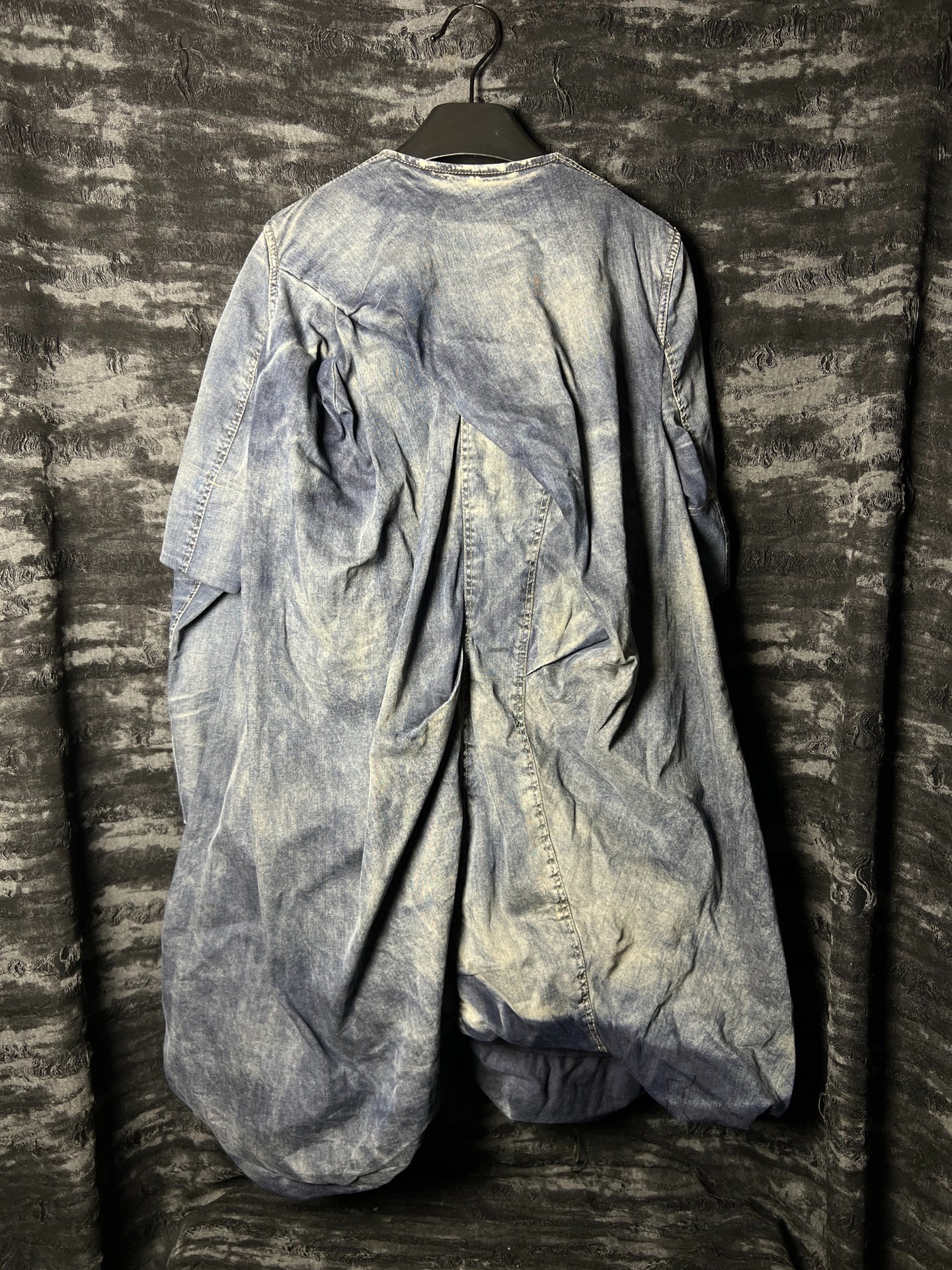 Rick Owens 19ss Mud-Dye Denim Coat — label