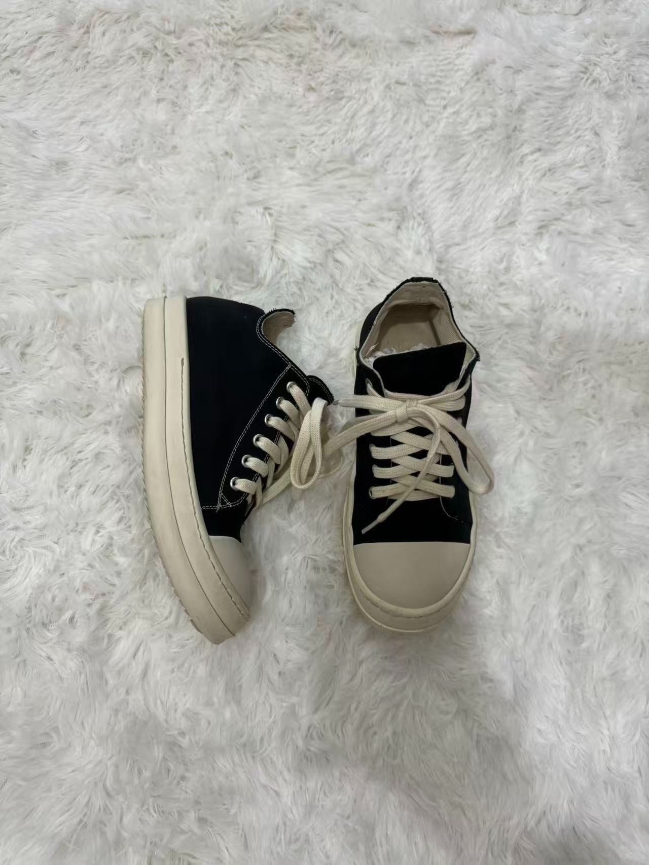 Rick Owens Low-Top Canvas Shoes