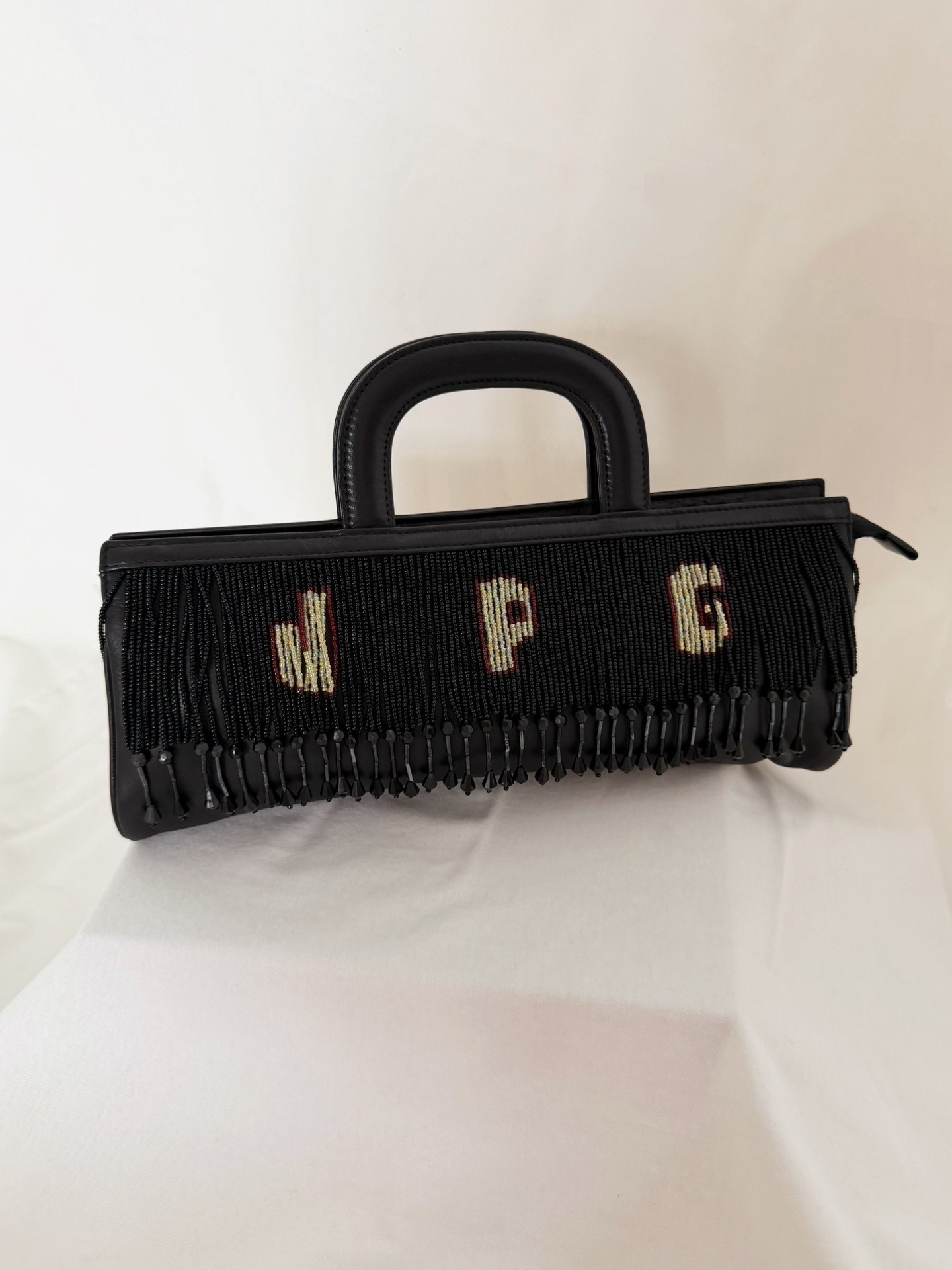 Vintage JPG Beaded Fringe Handbag