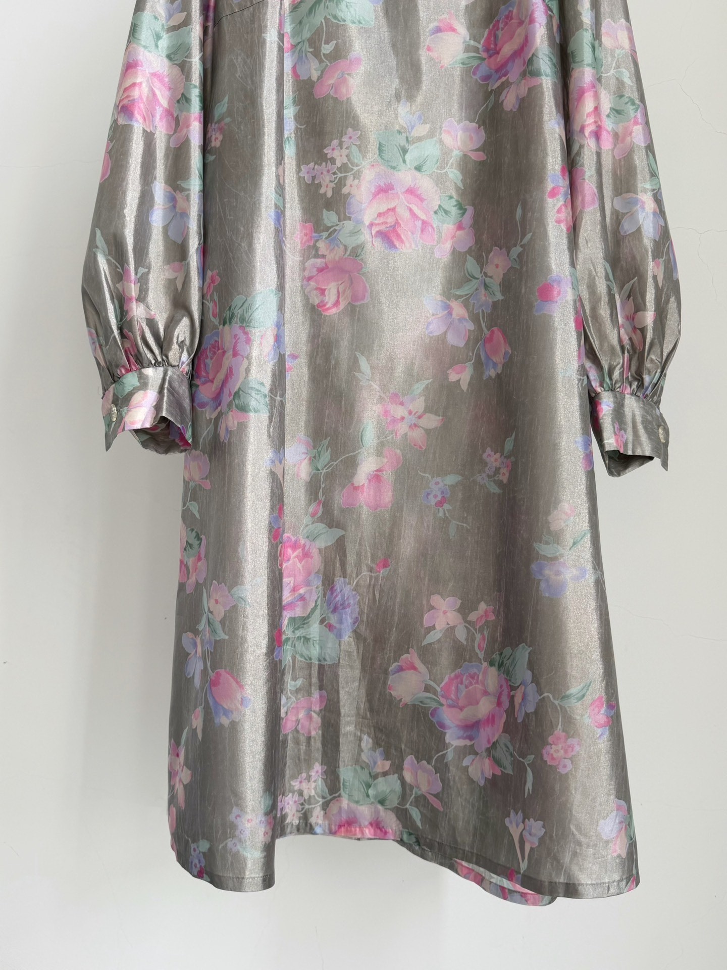 Junya Watanabe Silver Floral Dress — label