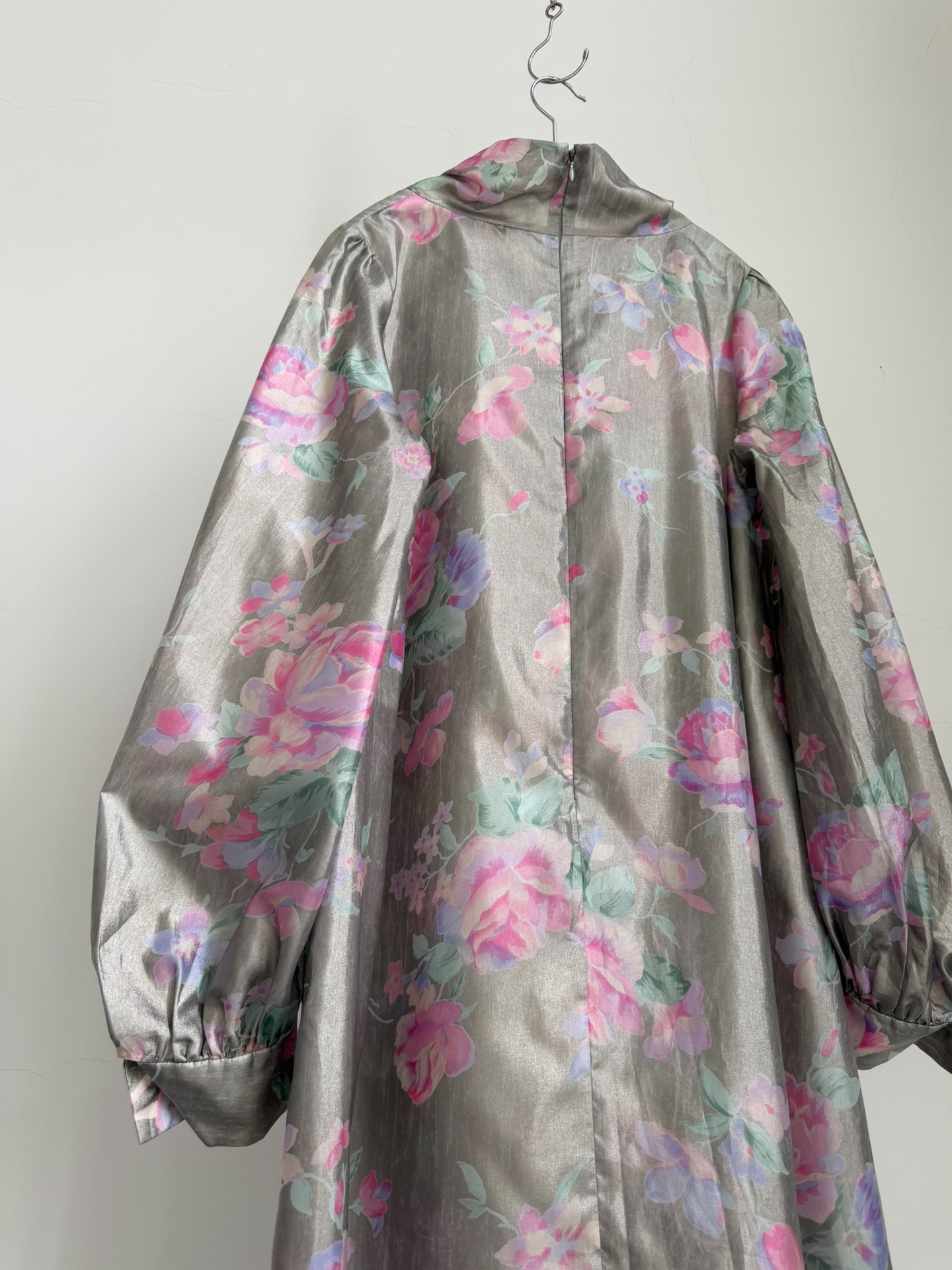 Junya Watanabe Silver Floral Dress — back
