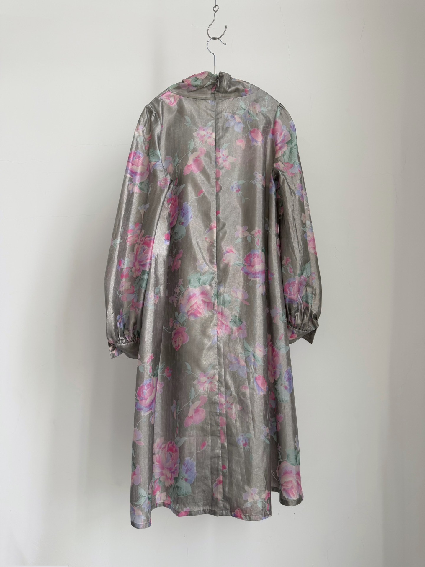 Junya Watanabe Silver Floral Dress — detail