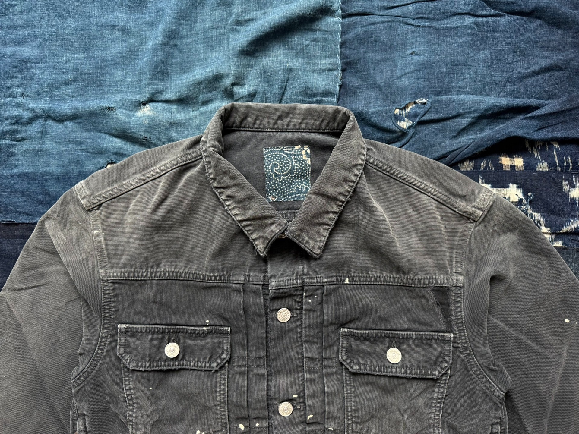 Visvim 26SS ICT 101X Distressed Jacket — back