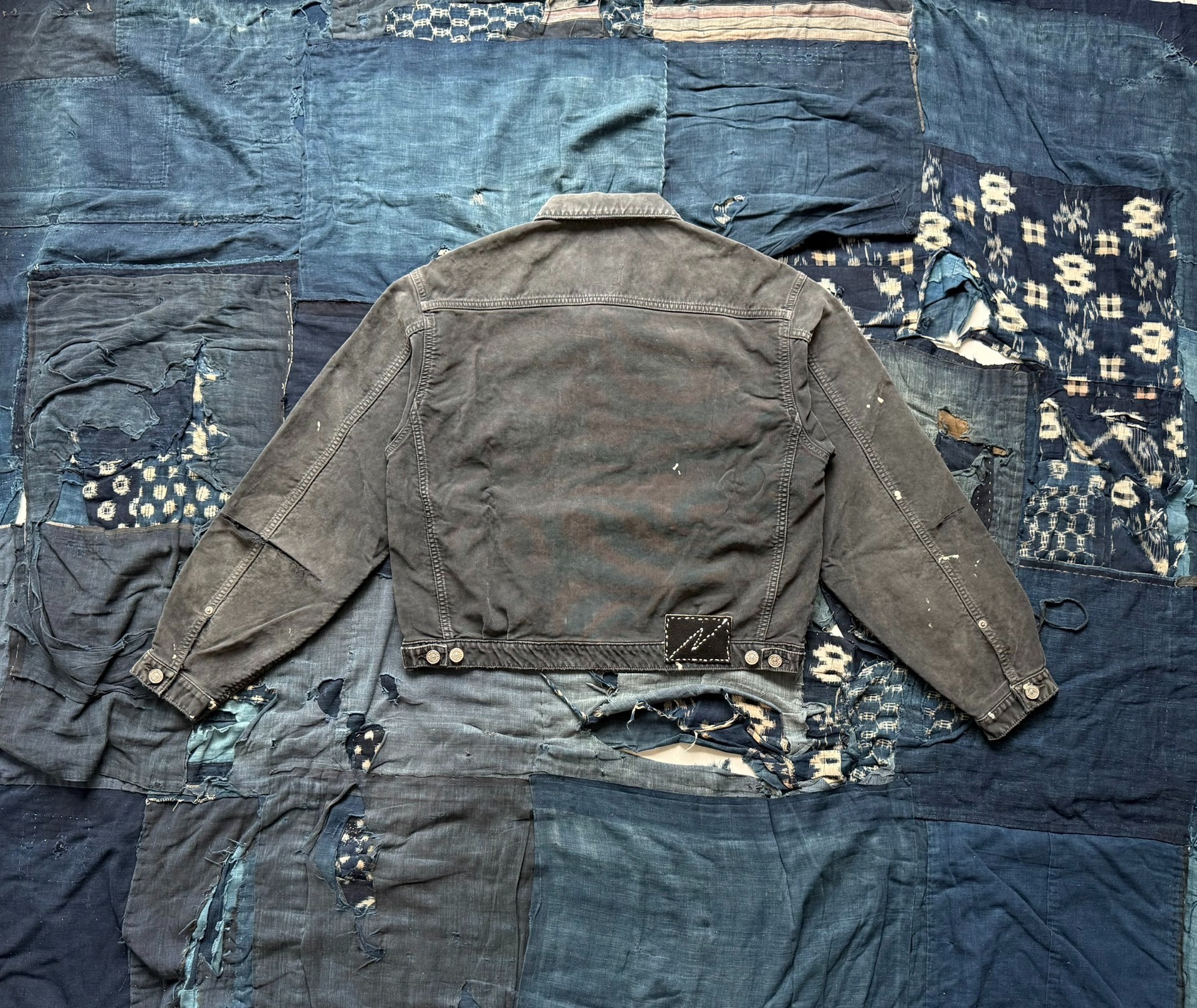 Visvim 26SS ICT 101X Distressed Jacket — detail