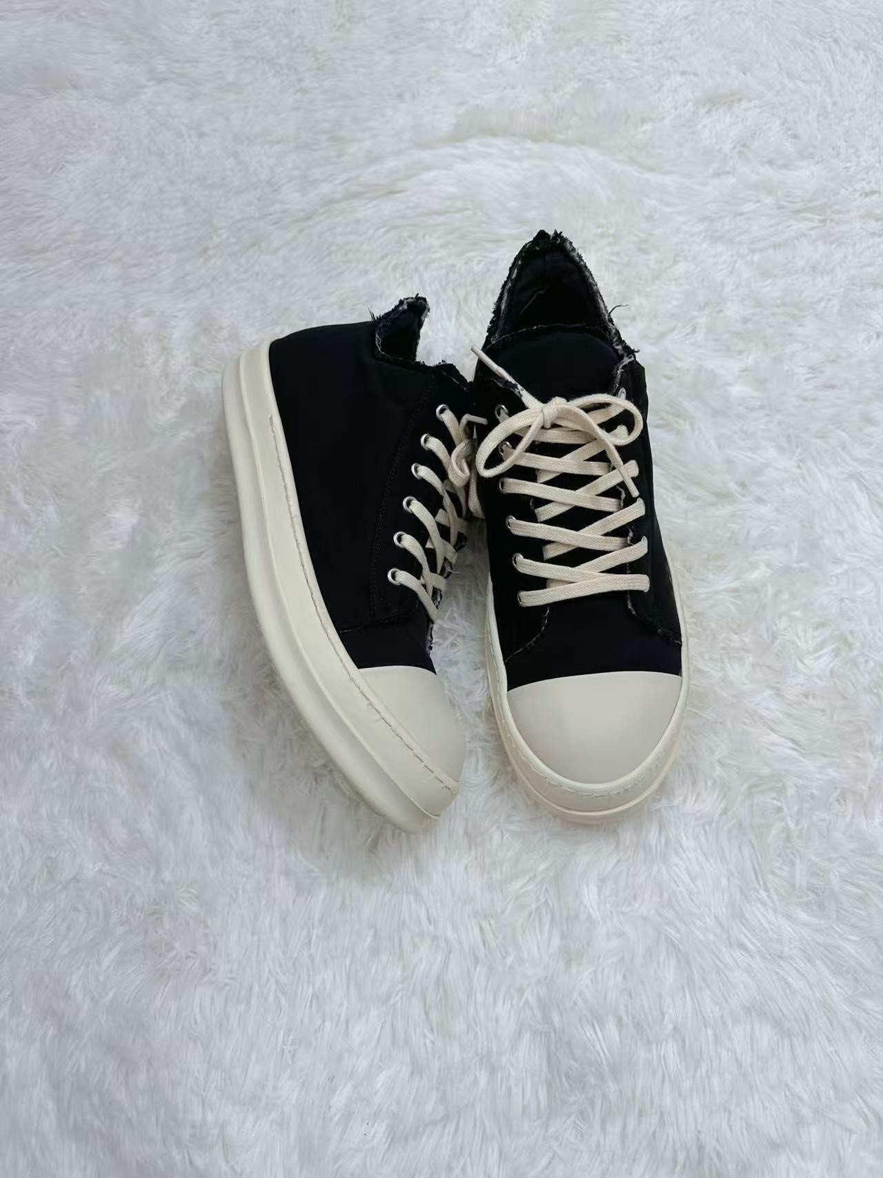 Rick Owens DRKSHDW Distressed Low-Top — back