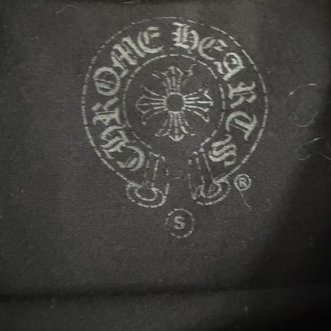 Chrome Hearts Black Round-Neck T-Shirt — detail