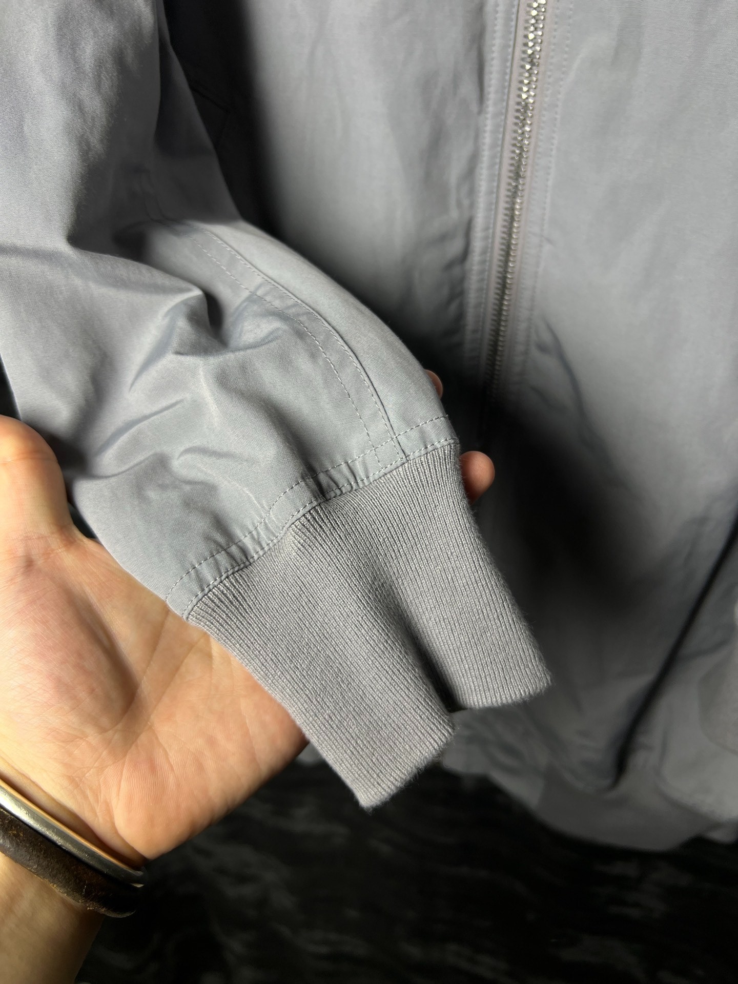 Rick Owens 18ss MA1 Flight Jacket — detail
